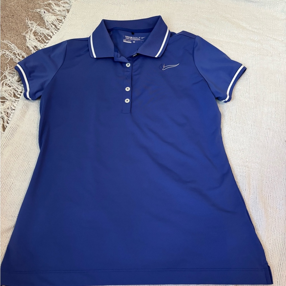 ❤️Nike Women's Royal Blue Button Down Shirt❤️ - Picture 4 of 8